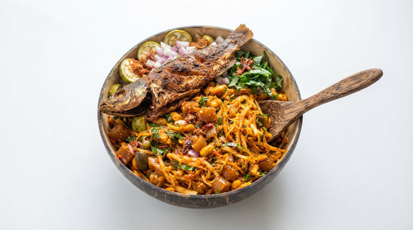 Abacha and Ugba with Dry Fish - (PRE-ORDER)