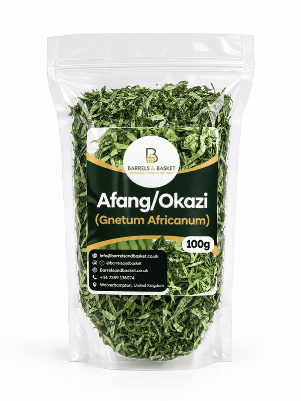 Dehydrated Afang/Okazi leaves